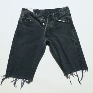 Levi Cut-off Jean shorts Black 28